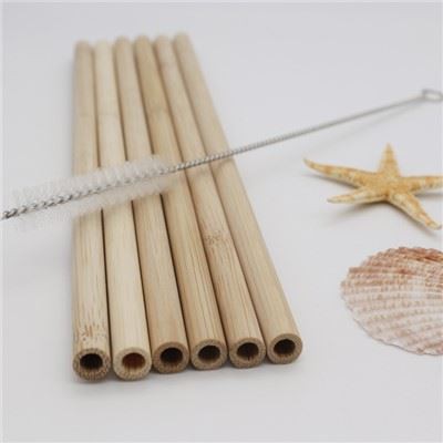 Lífbrjótanlegt endurnýtanlegt handsmíðað bambusstrá