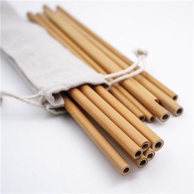 Endurunnið umhverfisvæn bambusstrá